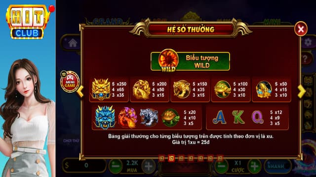 Bí quyết săn báu vật trong kho báu tứ linh Hitclub